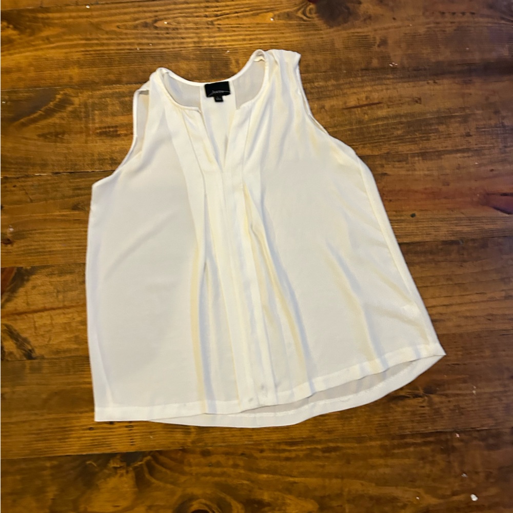 White youth large dress shirt by Lumiere